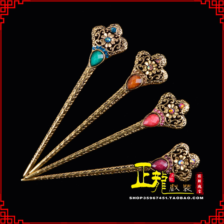 厦门头饰老旦青衣员外夫人簪子 老旦发簪