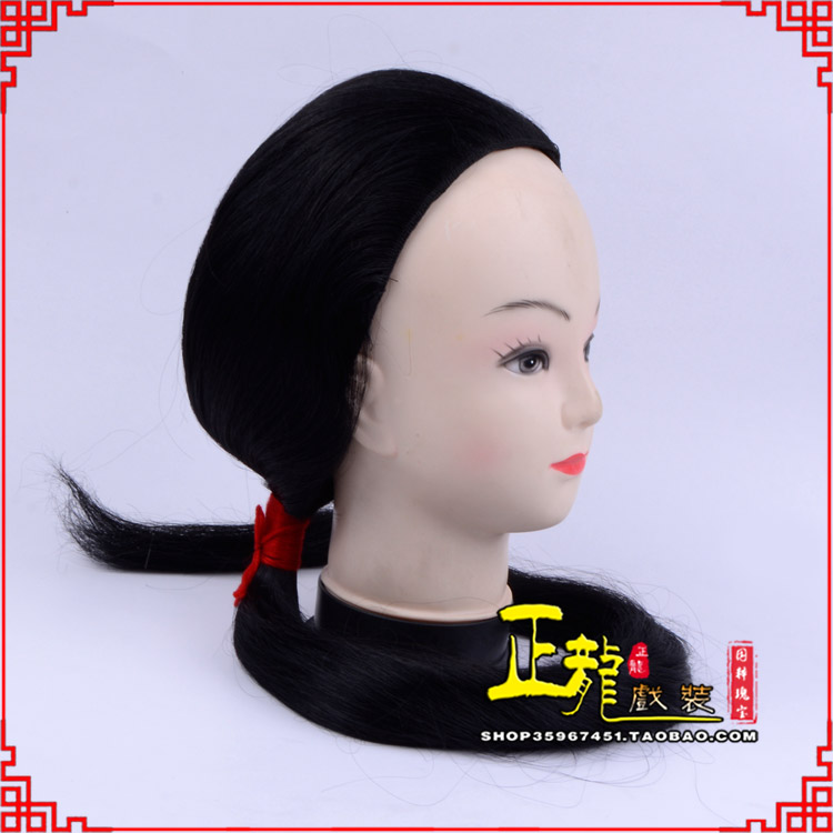 厦门古装影视演出头套花旦假发 真发古装发